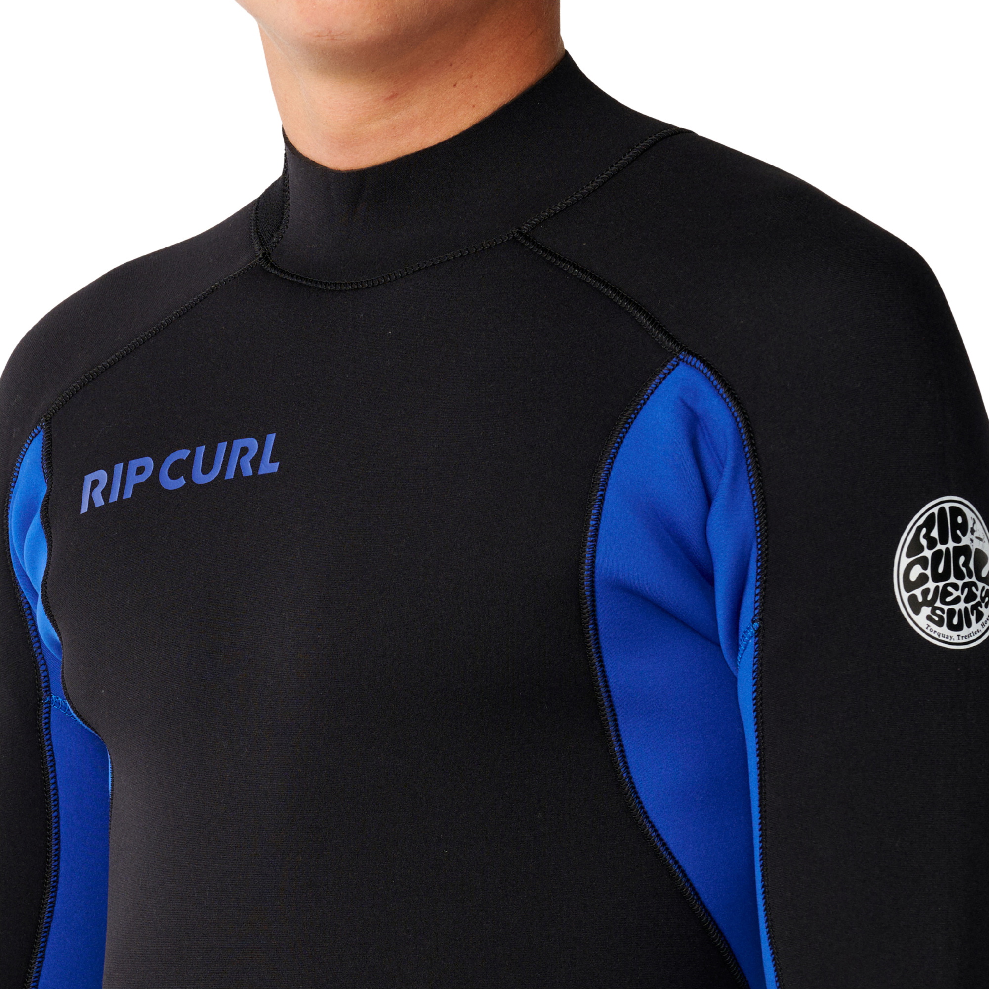 2026 Rip Curl Mens Trad 5/4mm Back Zip Wetsuit 18QMFS - Blue